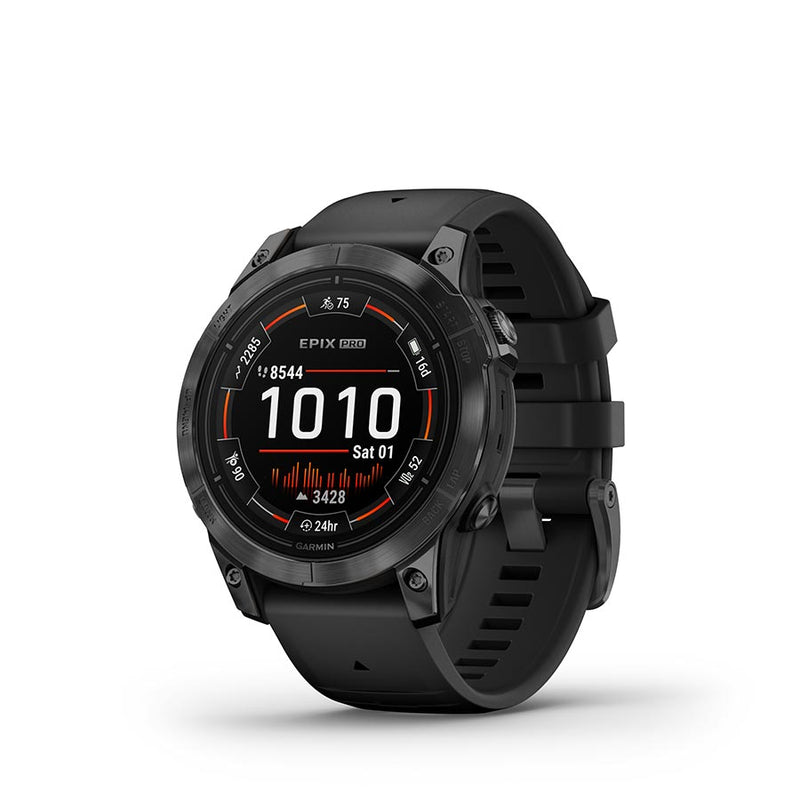 Garmin Epix Pro Std. Edition 47mm Watch Watch Color: Slate Grey Wristband: Black - Silicone