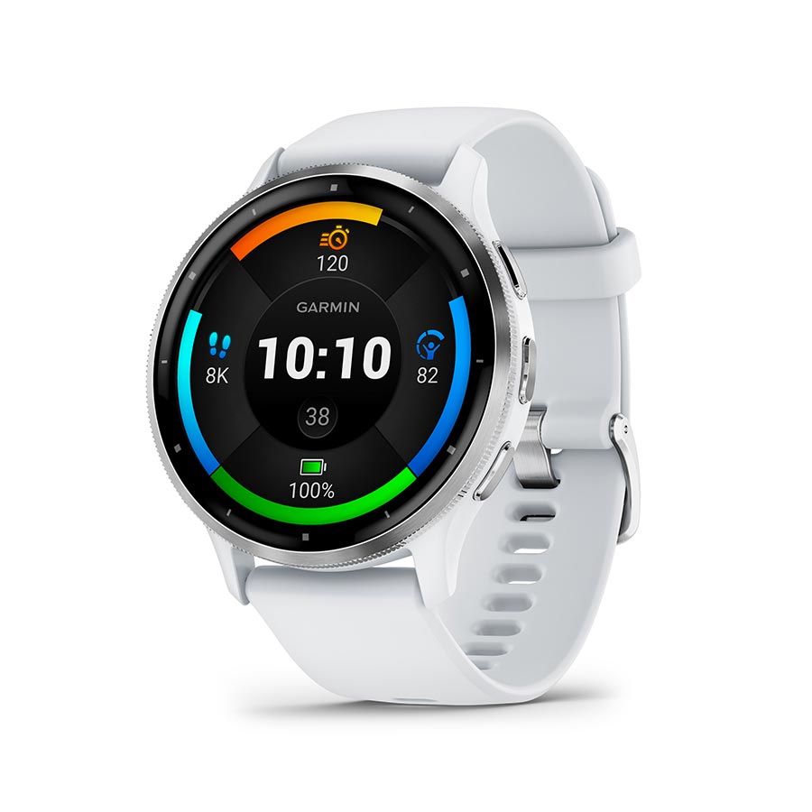 Garmin Venu 3 Watch Watch Color: Whitestone Wristband: Whitestone - Silicone