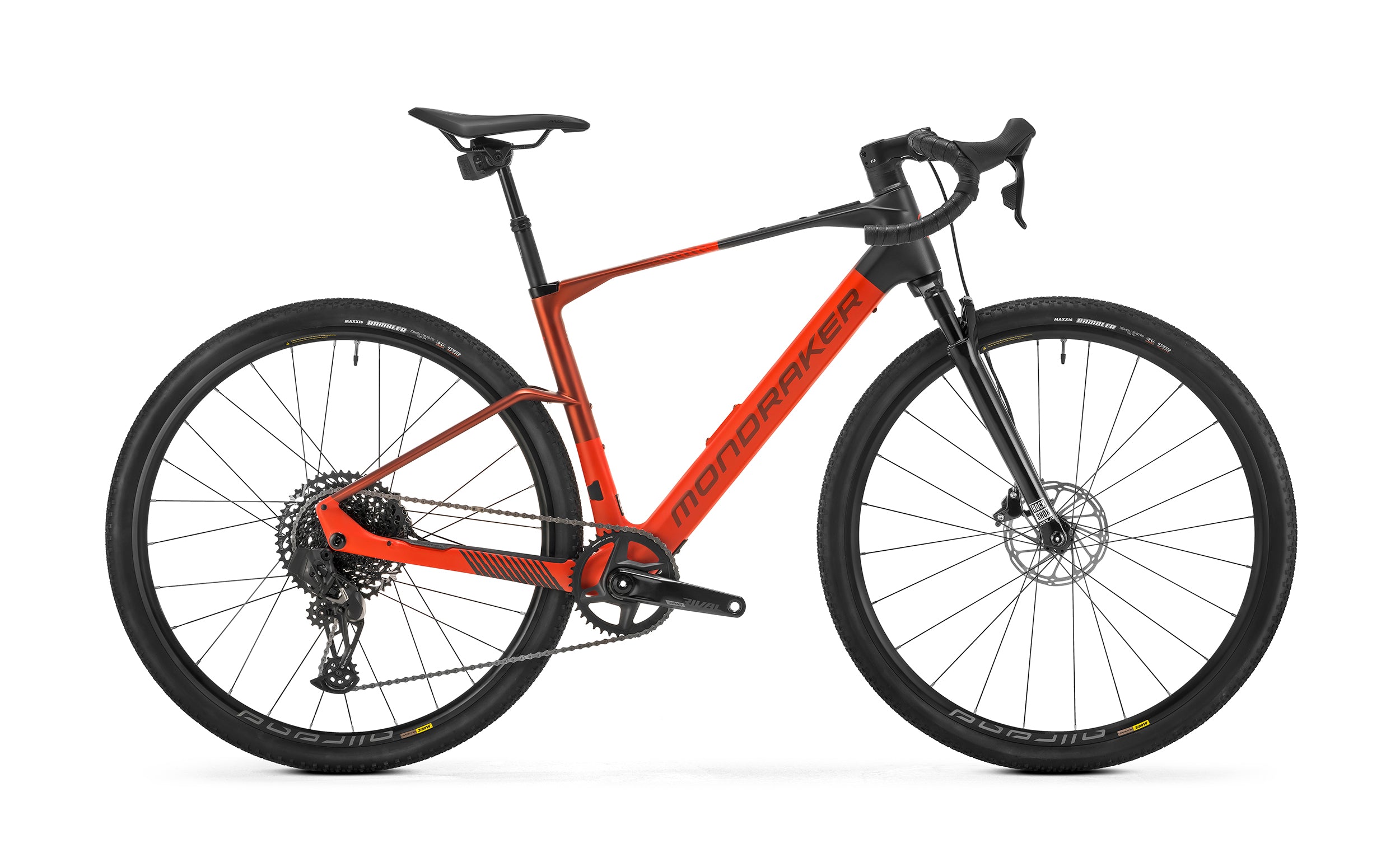 Mondraker DUSTY RR 700c GRAVEL E-Bike - Red/Grey