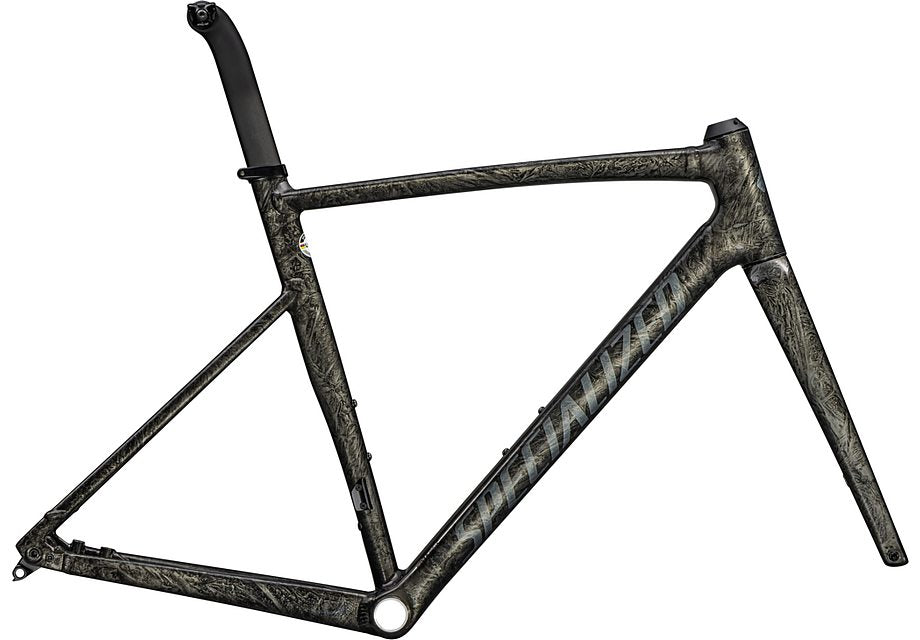 2025 SPECIALIZED ALLEZ SPRINT FRAMESET - 49, GLOSS CHARCOAL TINT STRATA / FOG TINT