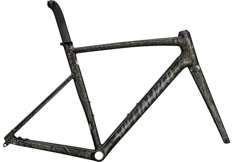 2025 SPECIALIZED ALLEZ SPRINT FRAMESET - 52, GLOSS CHARCOAL TINT STRATA / FOG TINT