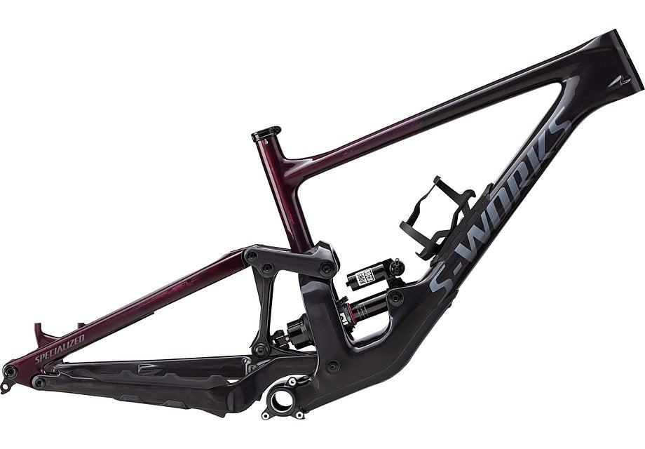 2025 SPECIALIZED ENDURO S-WORKS FRAME - S3, GLOSS REBEL PINK TINT CARBON / FOG TINT