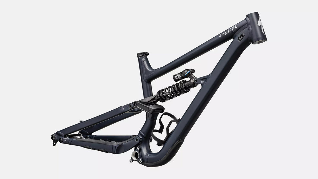 Specialized Status 2 170 Complete Mountain Frameset - S0, Satin Dark Navy / Dove Grey