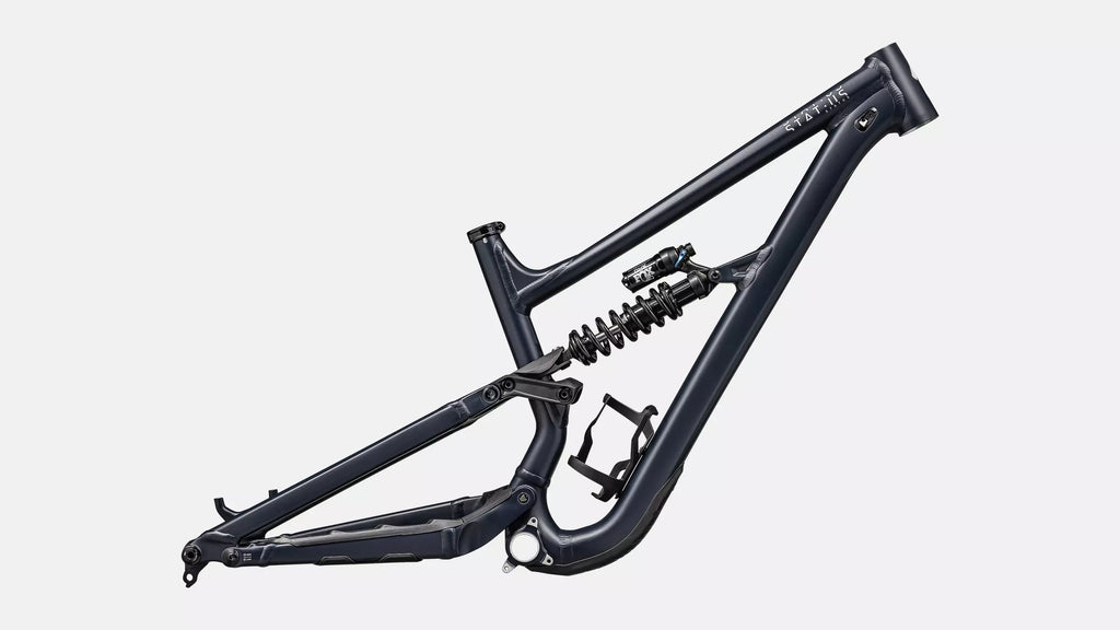 Specialized Status 2 170 Complete Mountain Frameset - S0, Satin Dark Navy / Dove Grey