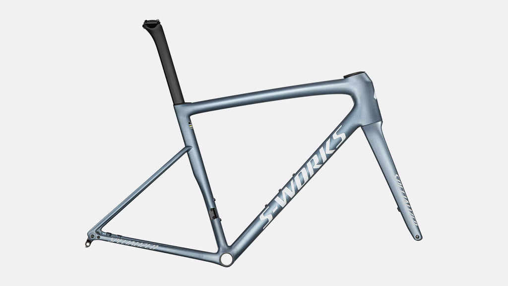 2025 Specialized S-Works Tarmac SL8 Frameset - 52cm, Gloss Glacial Metallic / Red To Gold Pearl / White