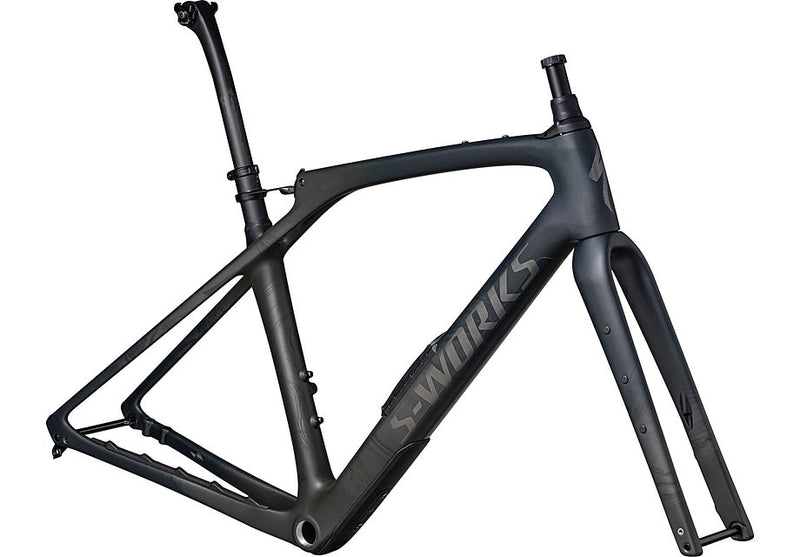 2023 SPECIALIZED DIVERGE STR S-WORKS FRAMESET - 61, SATIN FOREST GREEN/DARK MOSS GREEN/BLACK PEARL