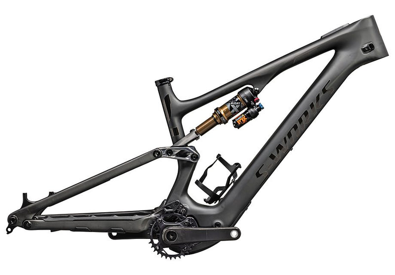 2024 Specialized LEVO SL S-Works CARBON E-Bike FRAMESET - S6, Satin Carbon / Brushed Black Chrome Foil / Silver Dust