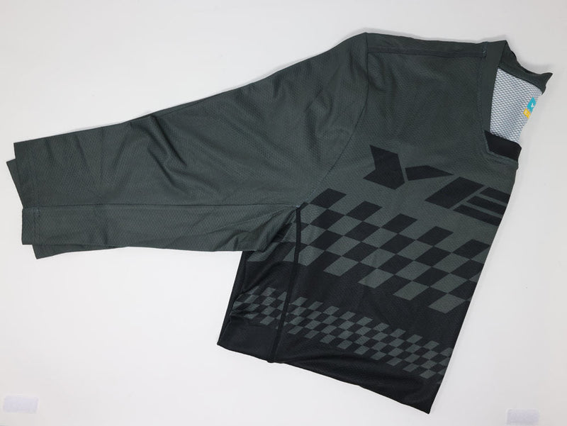 YETI ENDURO JERSEY 3/4 BLACK CHECKER - XL