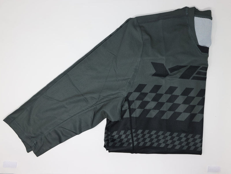 YETI ENDURO JERSEY 3/4 BLACK CHECKER - XXL