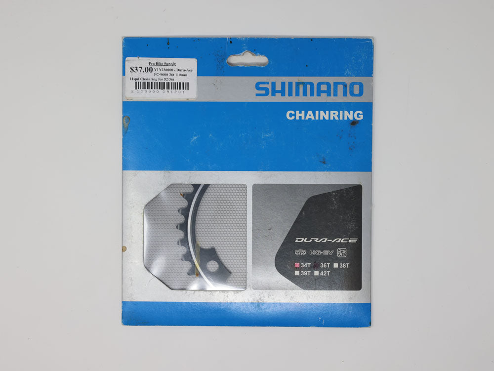 SHIMANO DURA-ACE FC-9000 36T 110MM 11SPD CHAINRING FOR 52/36T