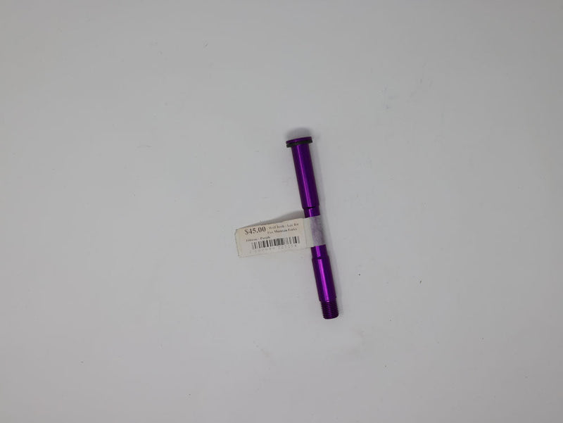 WOLF TOOTH - AXLE FOR FOX MOUNTAIN FORKS 100MM - PURPLE