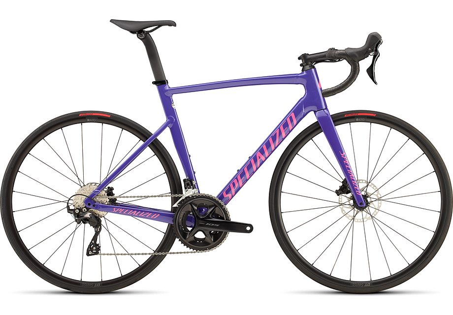 2025 SPECIALIZED ALLEZ SPRINT COMP BIKE - 54, GLOSS PURPLE HAZE / REBEL PINK