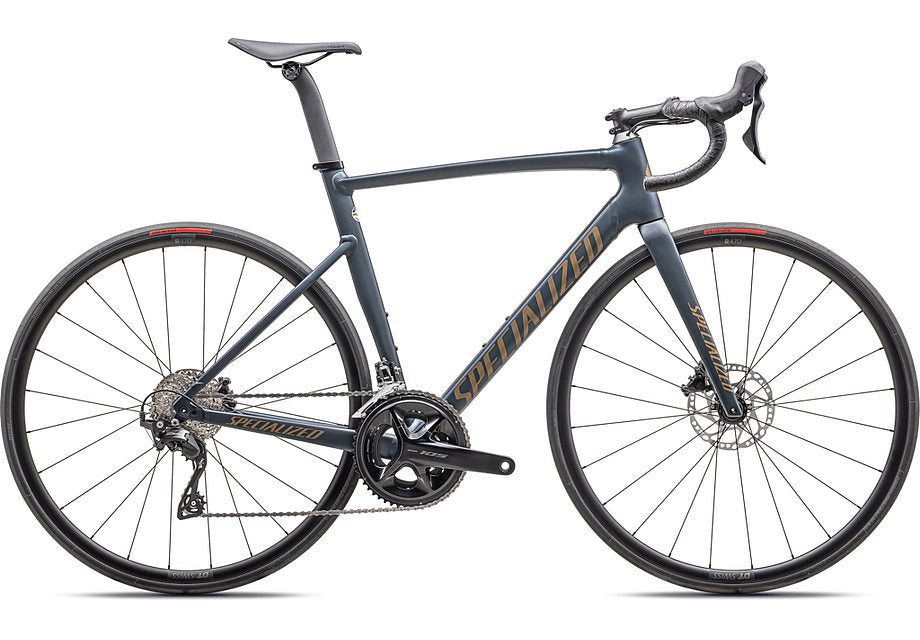 2025 SPECIALIZED ALLEZ SPRINT COMP BIKE - 49, SATIN DEEP LAKE METALLIC / BURNT GOLD METALLIC