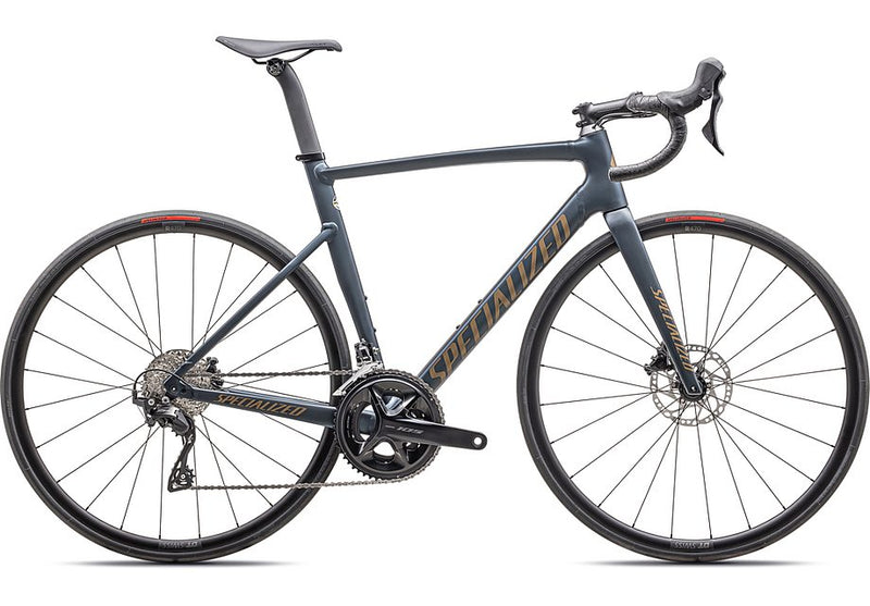 2025 SPECIALIZED ALLEZ SPRINT COMP BIKE - 56, SATIN DEEP LAKE METALLIC / BURNT GOLD METALLIC