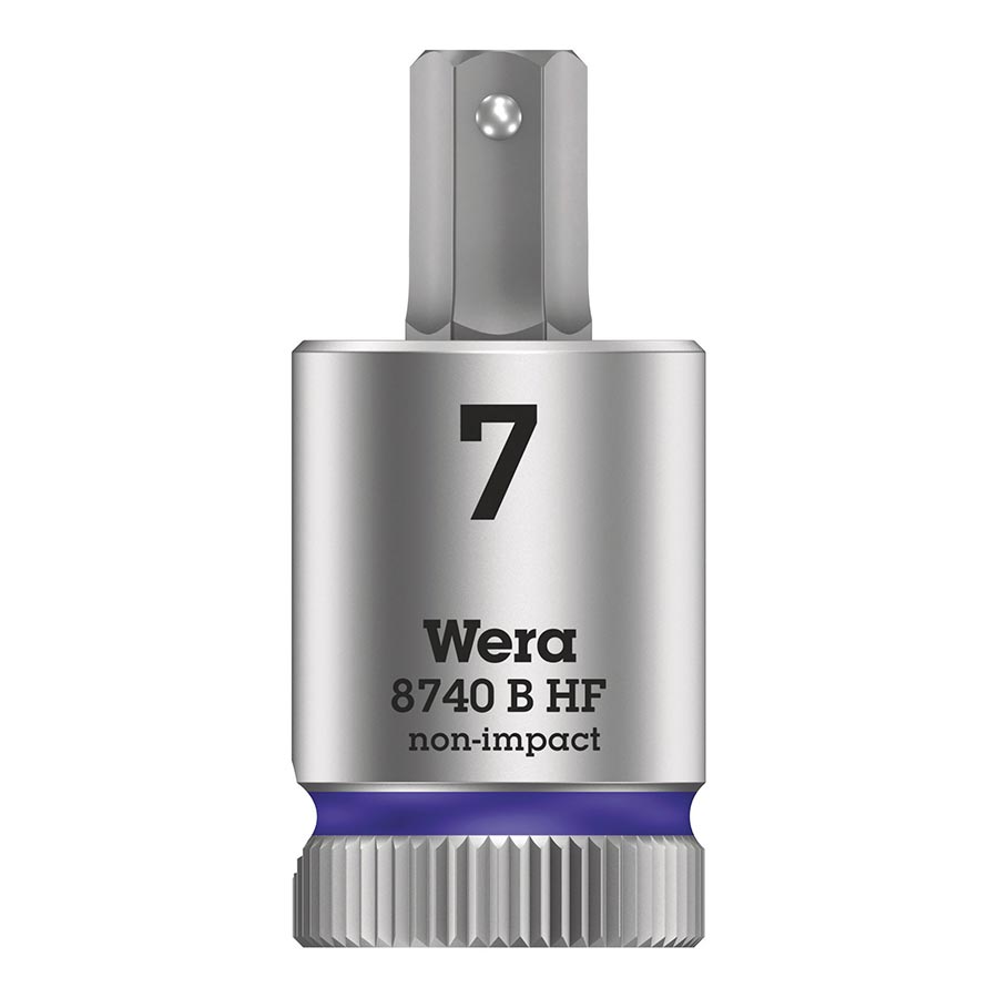 Wera 8740B HF Zyklop 3/8 Drive Hex 7.0 x 38.5mm with HF