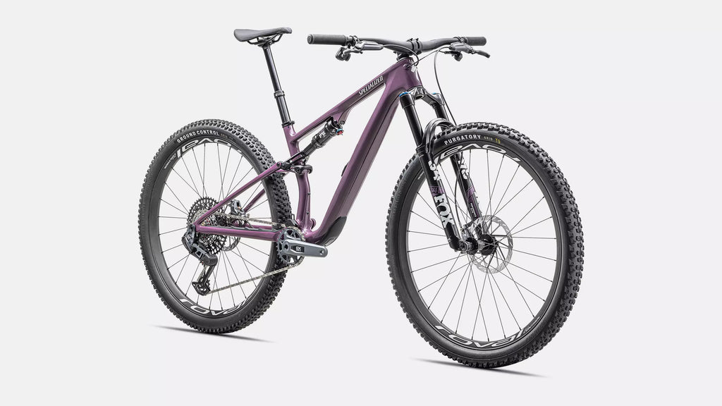 2025 Specialized EPIC 8 EVO Expert Mountain Bike - X-Small, Gloss Cast Lilac / Dune White