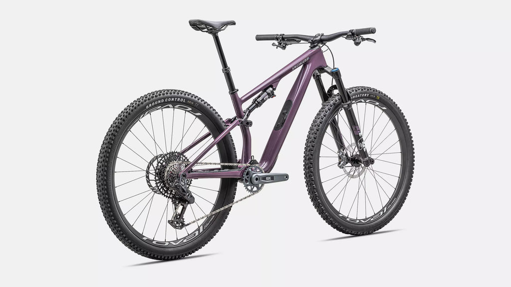 2025 Specialized EPIC 8 EVO Expert Mountain Bike - Small, Gloss Cast Lilac / Dune White