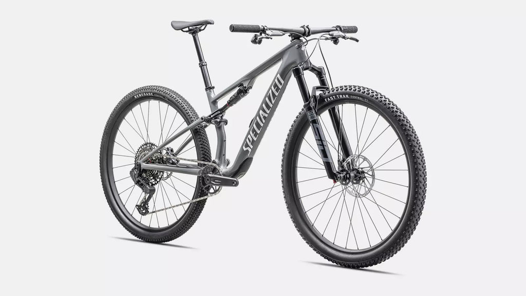 2025 Specialized EPIC 8 Comp S1000 Mountain Bike - X-Small, Gloss Ashen Gray / White