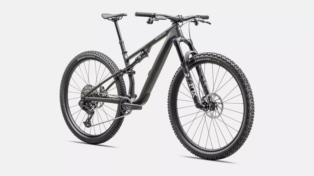 2025 Specialized EPIC 8 EVO Comp S1000 Mountain Bike - X-Small, Satin Dark Moss Green / Dune White