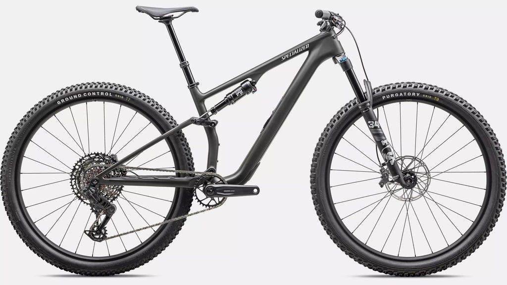 2025 Specialized EPIC 8 EVO Comp S1000 Mountain Bike - Small, Satin Dark Moss Green / Dune White