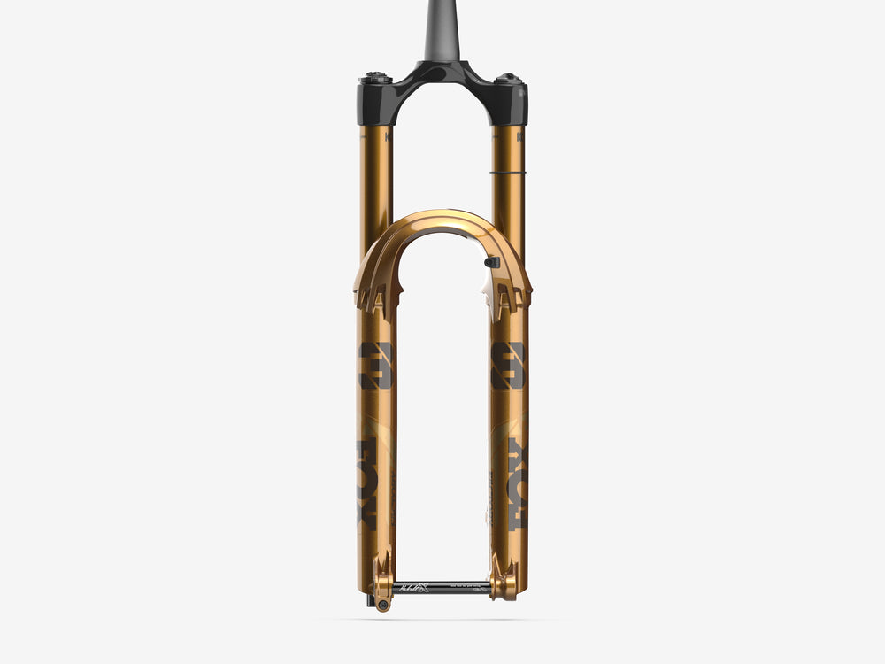 2025 FOX 38 FLOAT 50th Anniversary Kashima Factory Suspension Fork - 29in, 170 mm, Kabolt X 110, 44 mm Offset, Podium Gold, Grip X2, 58HT