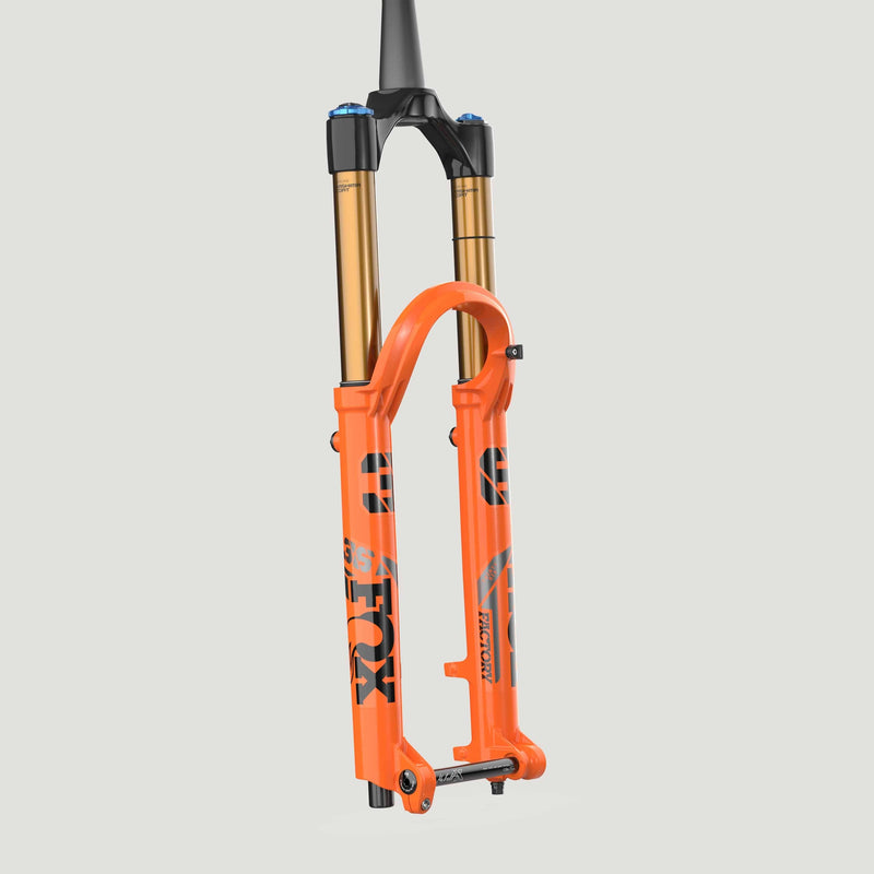 2025 FOX 36 FLOAT Kashima Factory Suspension Fork - 29in, 160 mm, Kabolt X 110, 44 mm Offset, Shiny Orange, Grip X, 58HT