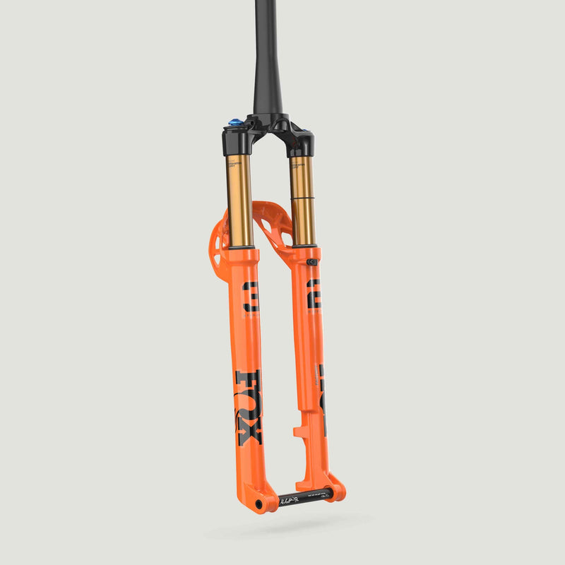 2025 FOX 32 FLOAT SC Kashima Factory Suspension Fork - 29in, 100 mm, Kabolt SL 110, 44 mm Offset, Shiny Orange, Grip SL, Remote