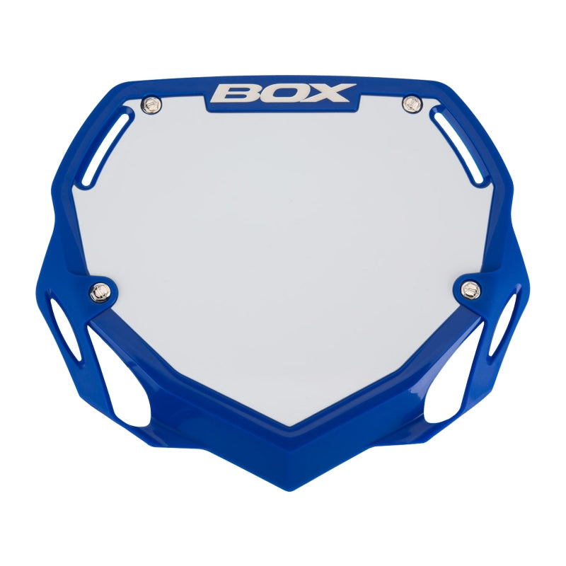 Box components Box Two Number Plate  Blue Large 95g 8.25` X 9.5`