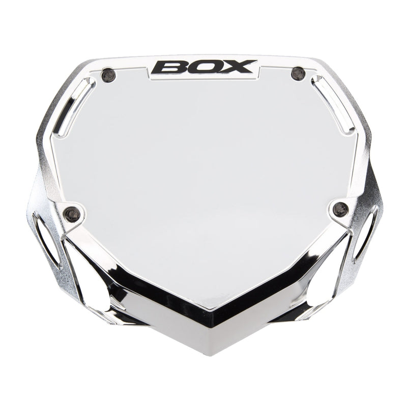 Box components Box Two Number Plate  Chrome Large 95g 8.25` x 9.5`