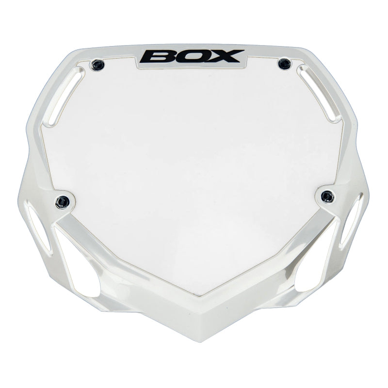 Box components Box Two Number Plate  White Large 95g 8.25` X 9.5`