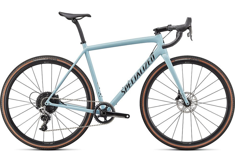 2022 Specialized CRUX COMP Gravel BIKE - 61cm, Gloss Arctic Blue/Tarmac Black