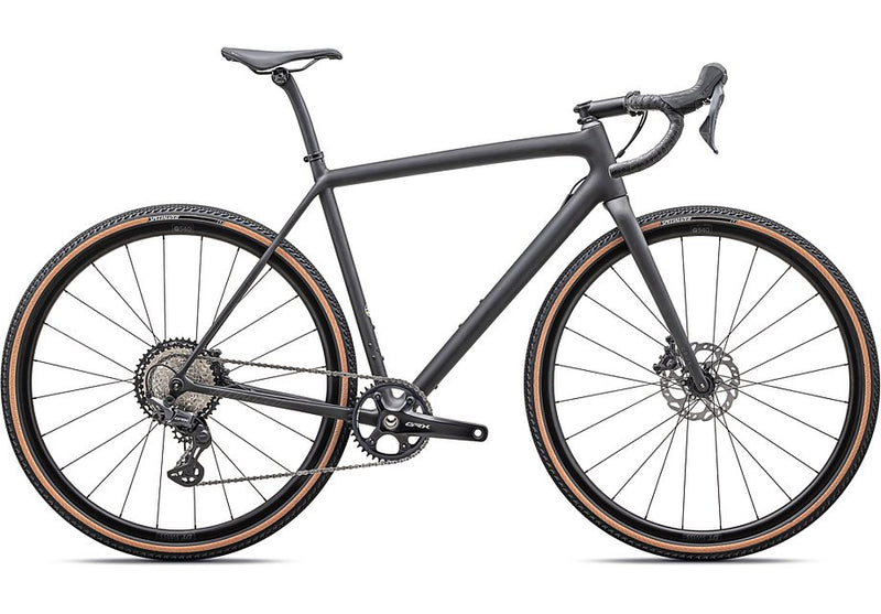 2025 SPECIALIZED CRUX COMP BIKE - 49, SATIN CARBON/SMOKE