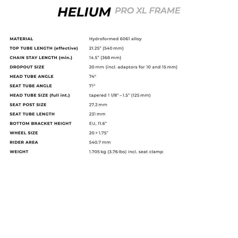 Radio Raceline Helium Pro XL Black 21.25