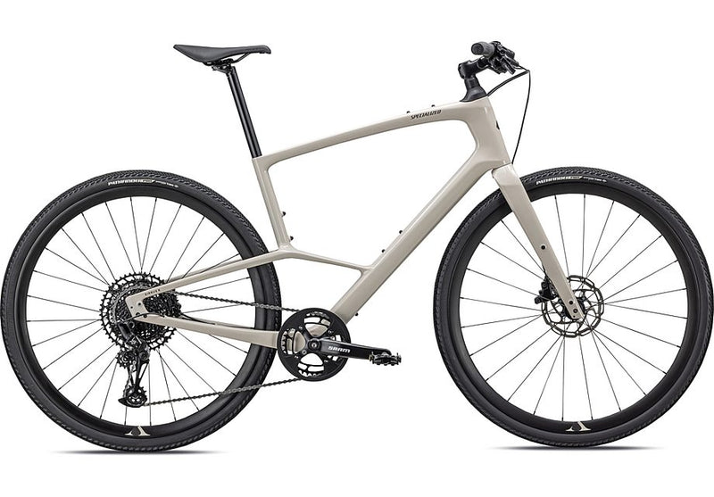 2024 Specialized SIRRUS X 5.0 Hybrid BIKE - XX-Large, GLOSS WHITE MOUNTAINS / GUNMETAL / SATIN WHITE MTNS REFLECTIVE