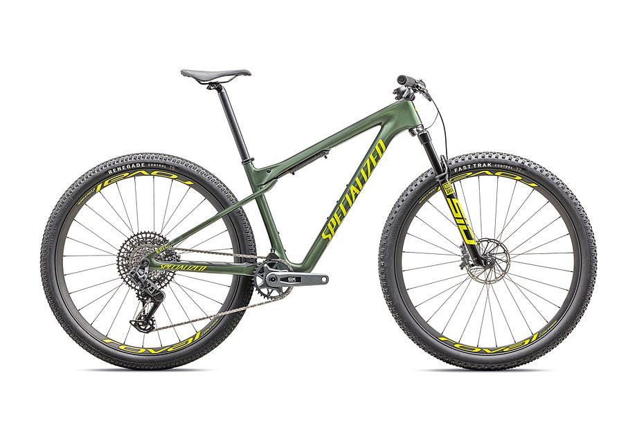 2025 SPECIALIZED EPIC WC EXPERT BIKE - SMALL, GLOSS CYPRESS METALLIC / ION METALLIC