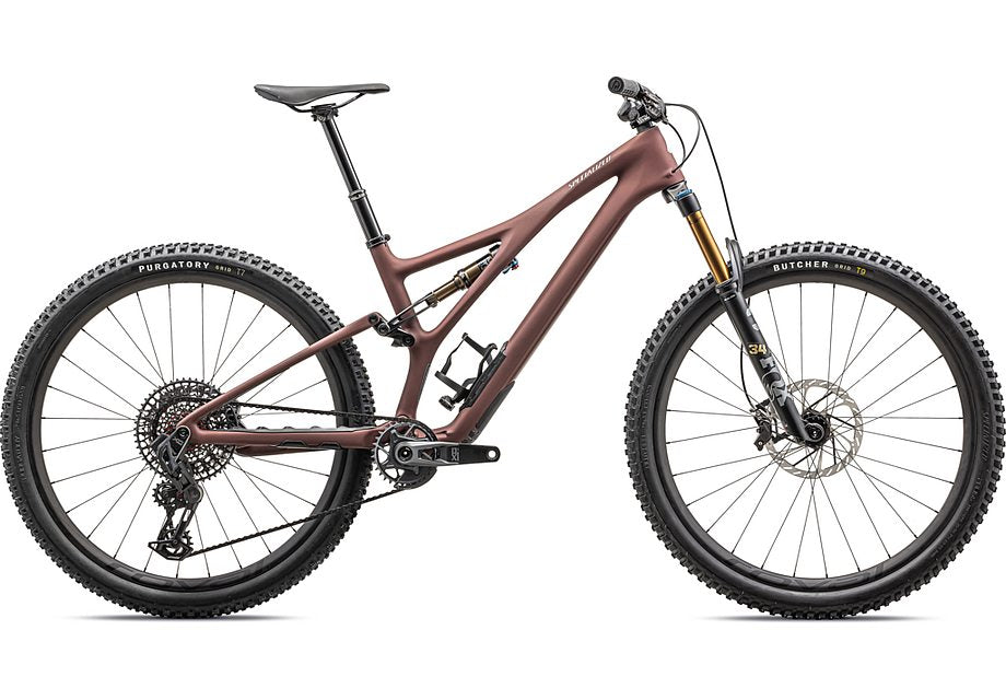 2024 SPECIALIZED STUMJUMPER PRO BIKE - S4, SATIN RUSTED RED / DOVE GREY