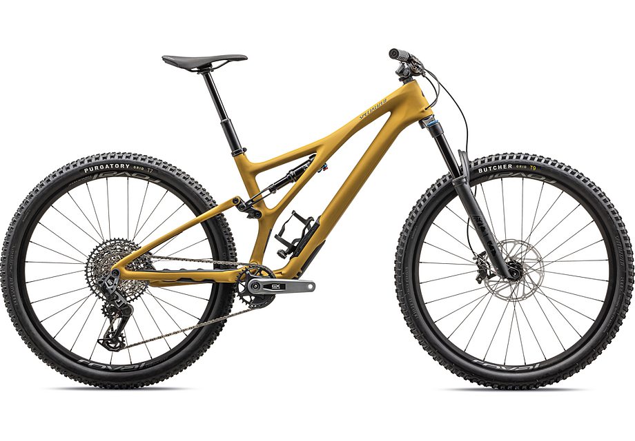 2023 SPECIALIZED STUMJUMPER EXPERT BIKE - S3, SATIN HARVEST GOLD / MIDNIGHT SHADOW