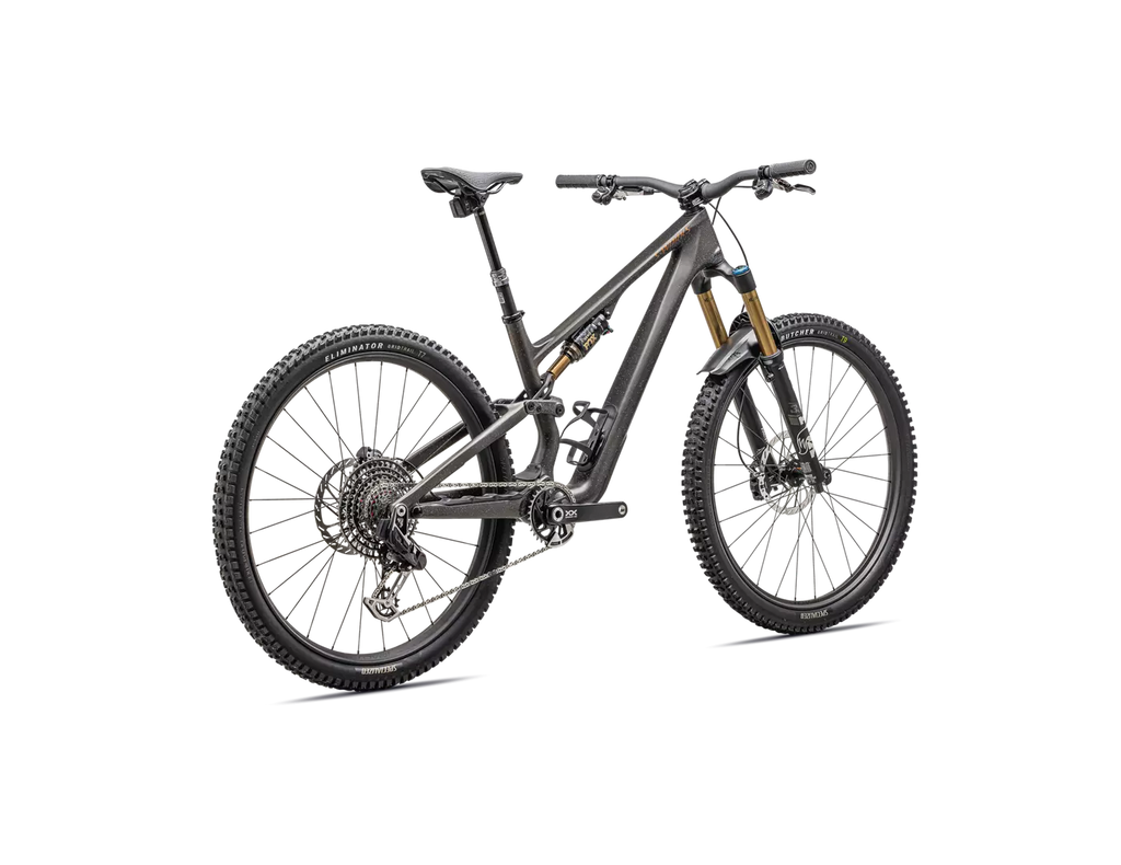 2025 Specialized S-Works Stumpjumper 15 29" Bike - S4, Satin Gunmetal / Clay / White Mtn / Dove Grey / Gloss Bronze