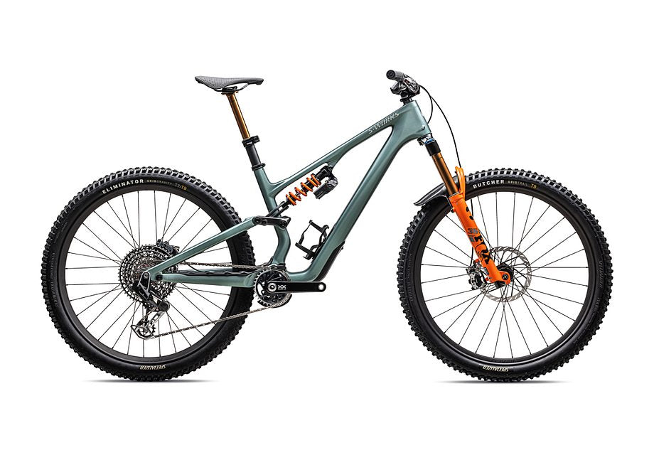 2025 Specialized S-Works Stumpjumper 15 LTD Complete Bike - S2, Gloss Fjord Metallic / Dolomite Metallic