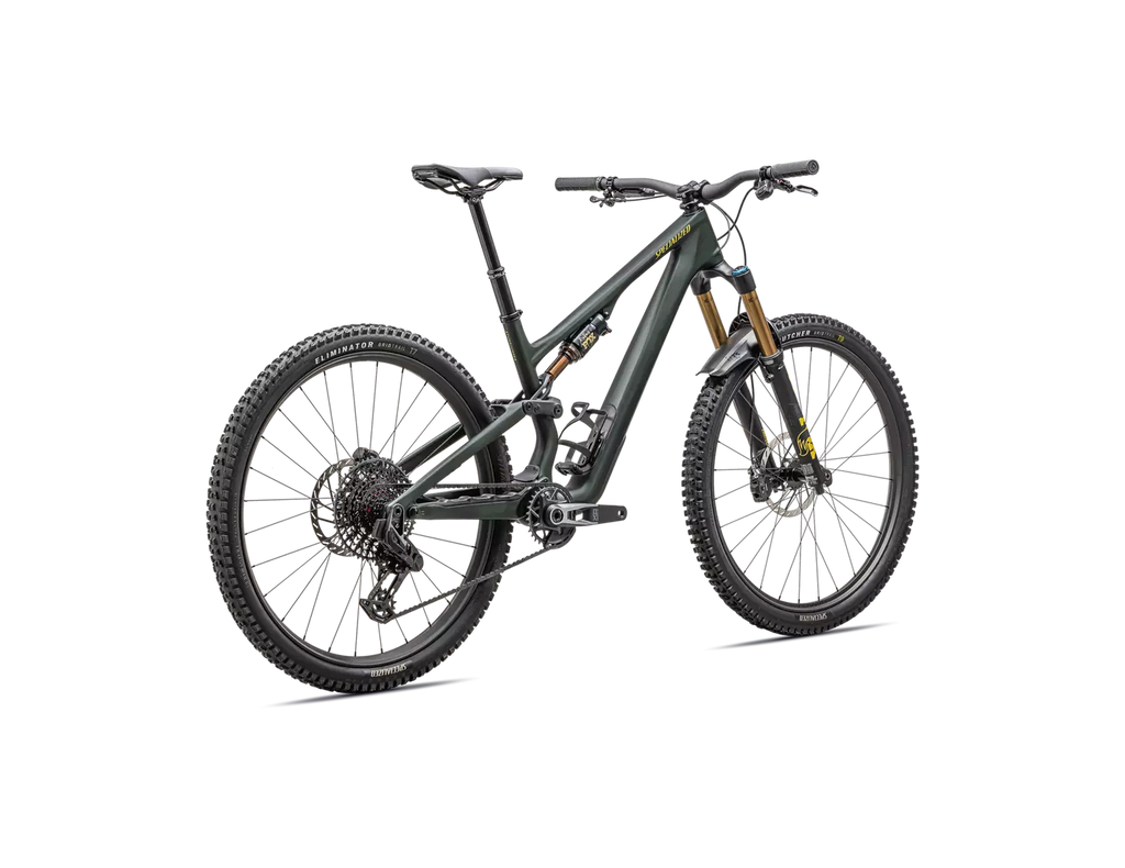 2025 Specialized Stumpjumper 15 Pro 29" Bike - S5, Satin Green Tint / Gunmetal / Satin Metallic Sulphur