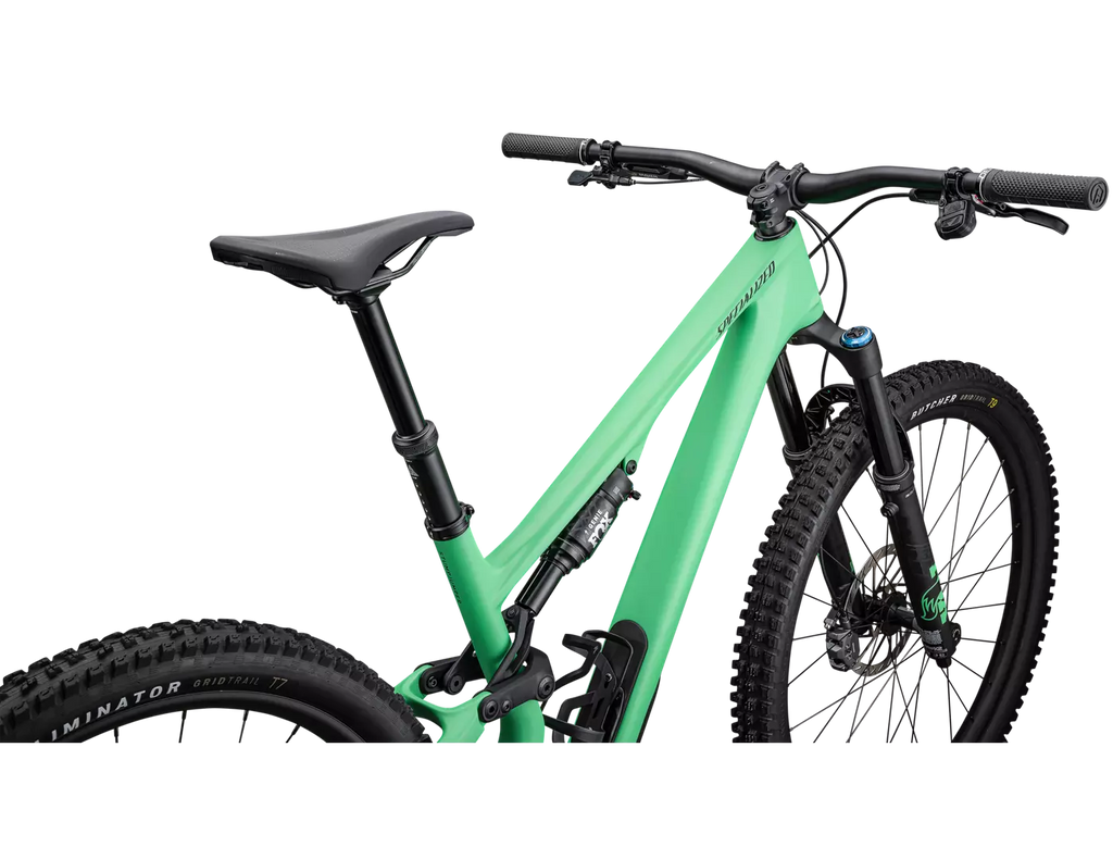 2025 Specialized Stumpjumper 15 Expert 29" Bike - S4, Satin Electric Green / Satin Forest Green