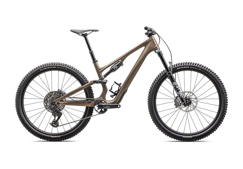 2025 SPECIALIZED STUMJUMPER 15 COMP BIKE - S4, SATIN BURNT GOLD / GUNMETAL