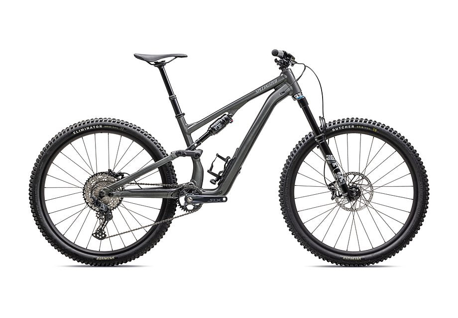 2025 SPECIALIZED STUMJUMPER 15 COMP ALLOY BIKE - S5, GLOSS SMOKE / COOL GREY