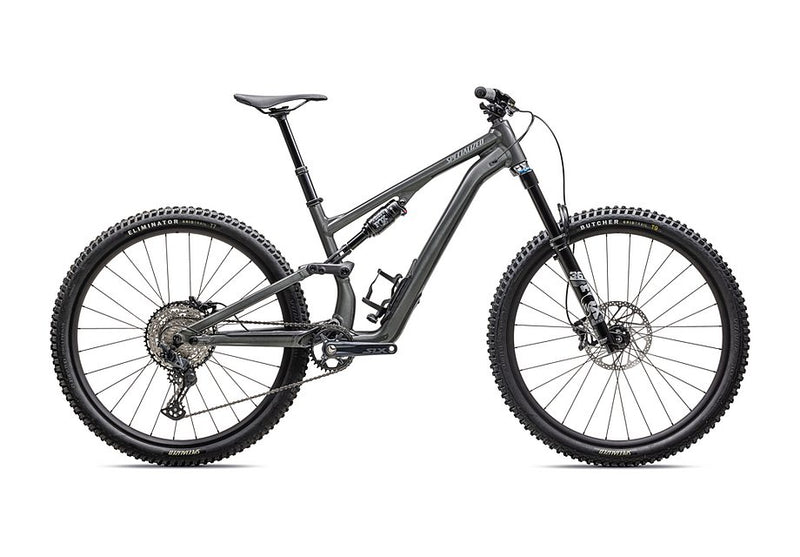 2025 SPECIALIZED STUMJUMPER 15 COMP ALLOY BIKE - S4, GLOSS SMOKE / COOL GREY