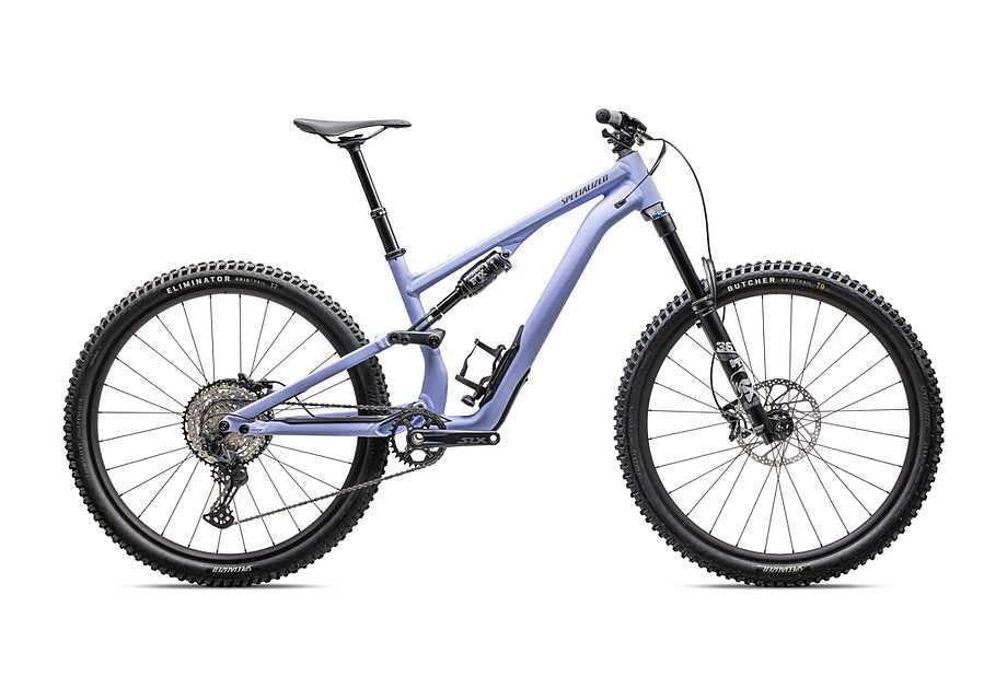 2025 SPECIALIZED STUMJUMPER 15 COMP ALLOY BIKE - S4, SATIN POWDER INDIGO / SMOKE