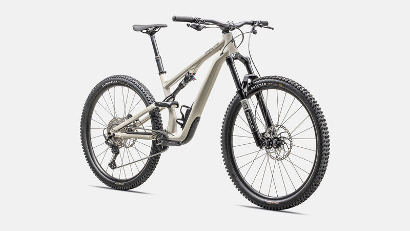 2025 Specialized Stumpjumper 15 Alloy 29/27.5" Mountain Bike - S1, Gloss White Mountains / Dark Moss Green