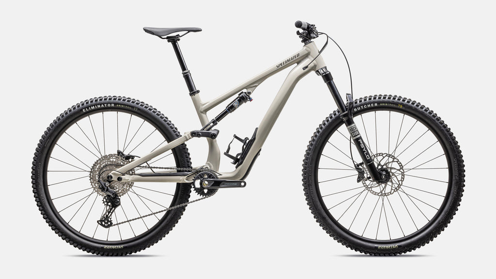 2025 Specialized Stumpjumper 15 Alloy 29" Mountain Bike - S6, Gloss White Mountains / Dark Moss Green