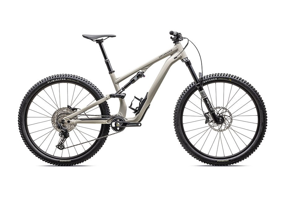 2025 Specialized Stumpjumper 15 Alloy 29" Mountain Bike - S4, Gloss White Mountains / Dark Moss Green