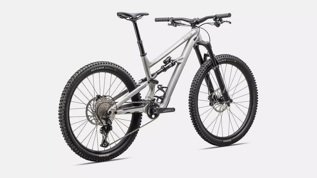 Specialized Status 2 140 Complete Mountain Bike - S5, Satin Aluminum / Obsidian