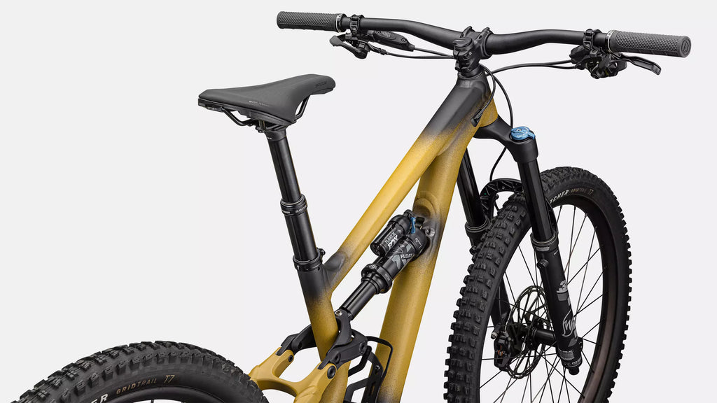 Specialized Status 2 170 ZERO Complete Mountain Bike - S0, Satin Harvest Gold Tint / Obsidian / Dune White